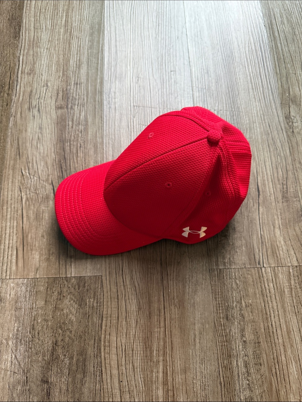 Under Armour Bright Red Athletic Mesh Cap